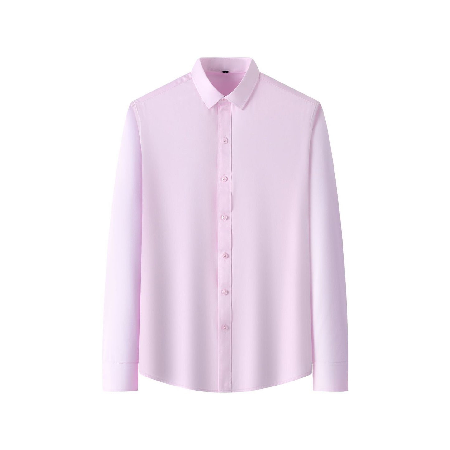 Plus Size Full Elastic Force Shirt Men's Long Sleeve