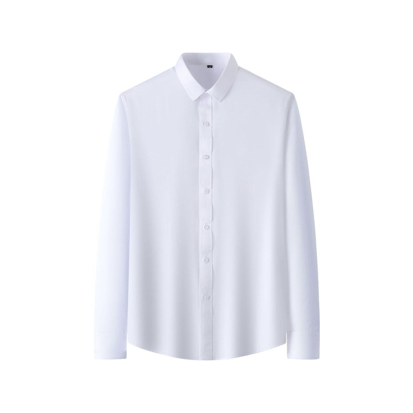 Plus Size Full Elastic Force Shirt Men's Long Sleeve