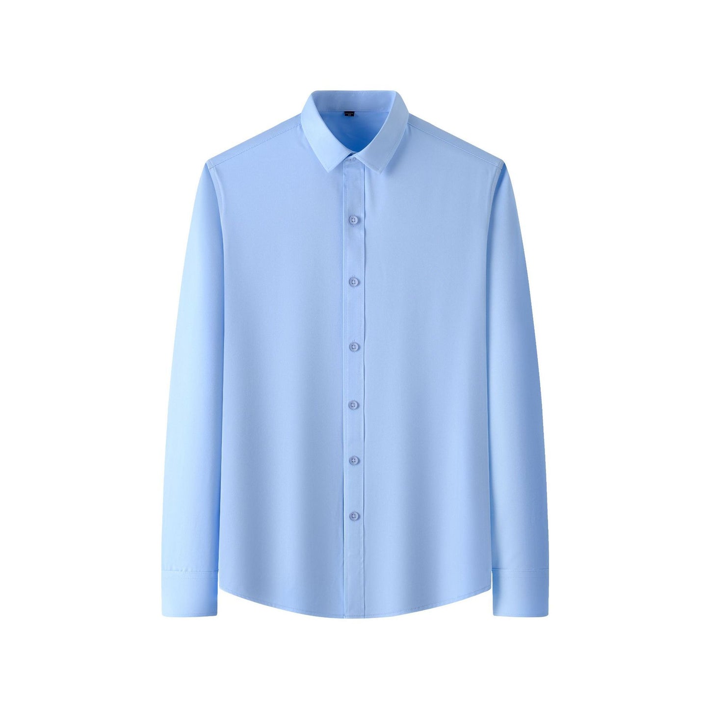 Plus Size Full Elastic Force Shirt Men's Long Sleeve