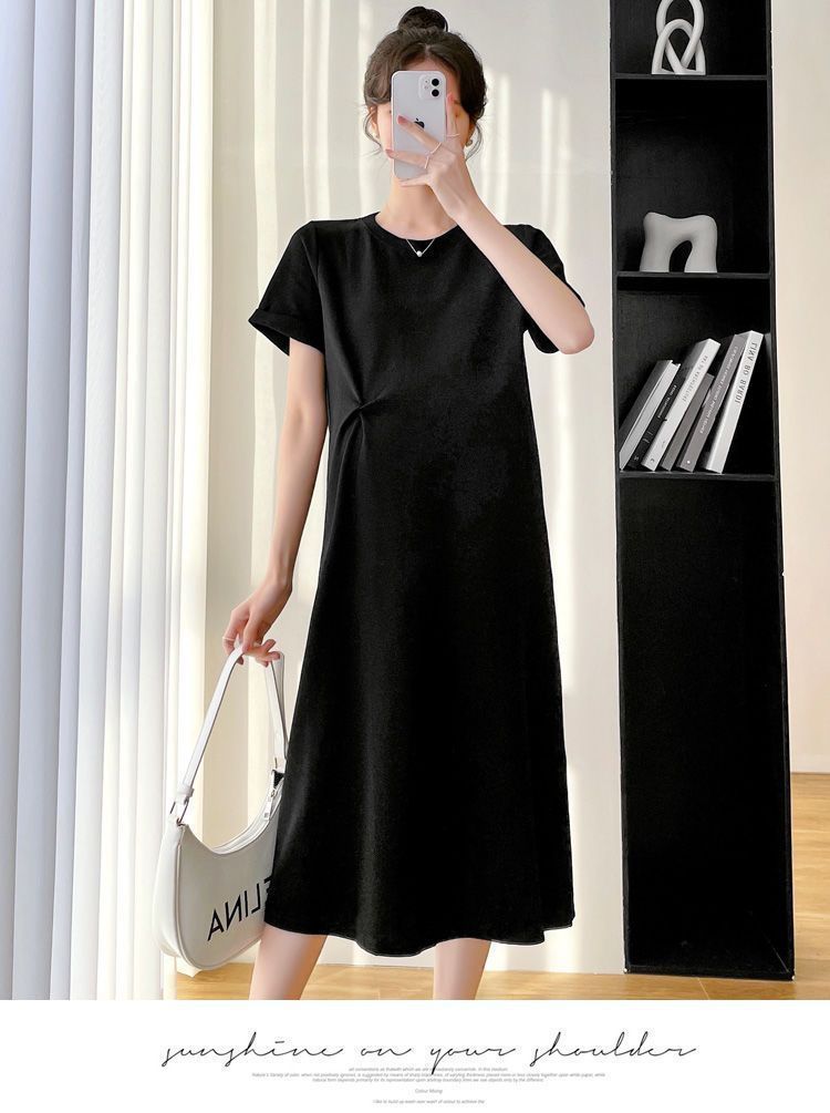 Pregnant Women Dress Summer Clothes Mid-length Skirt