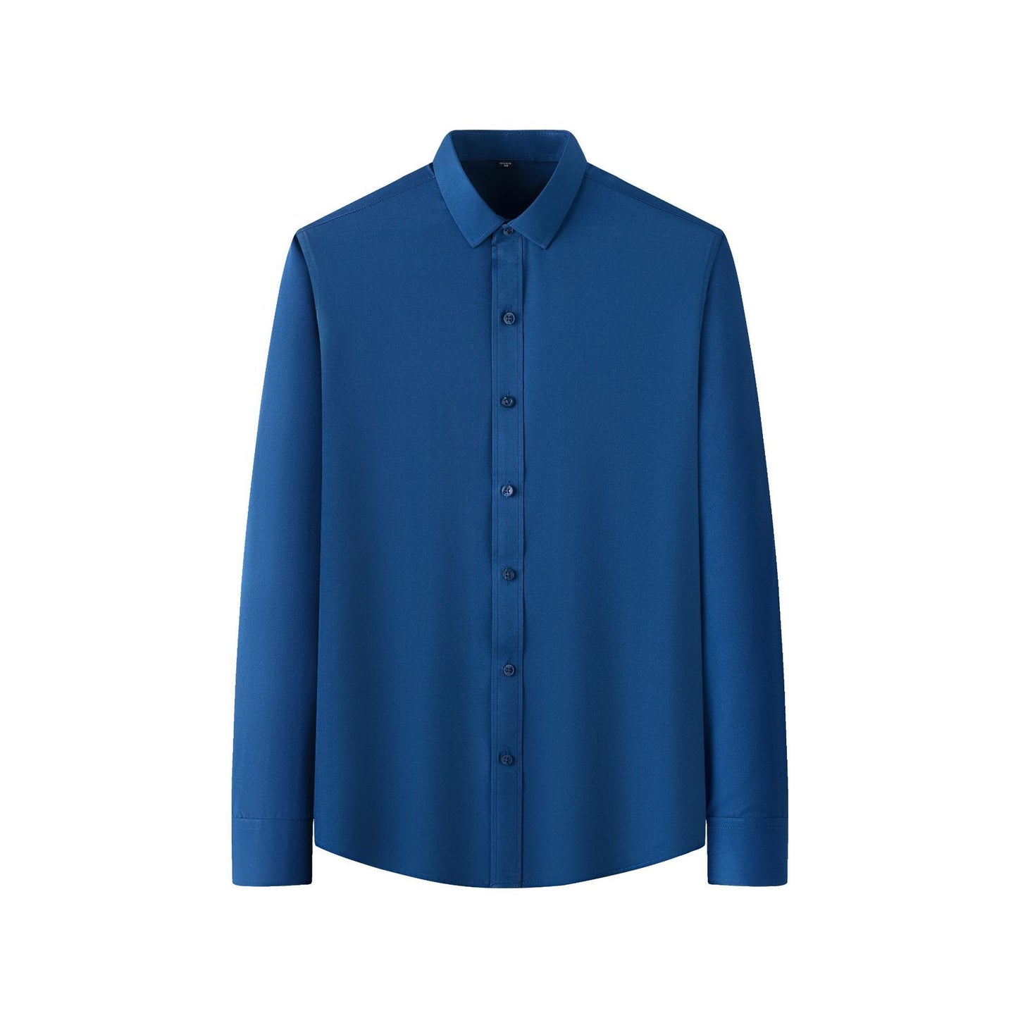 Plus Size Full Elastic Force Shirt Men's Long Sleeve