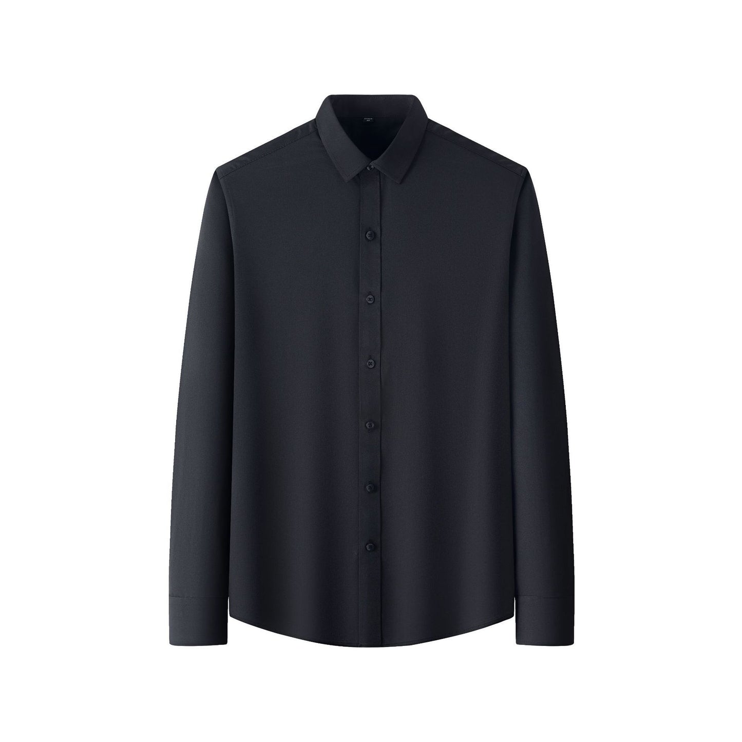 Plus Size Full Elastic Force Shirt Men's Long Sleeve