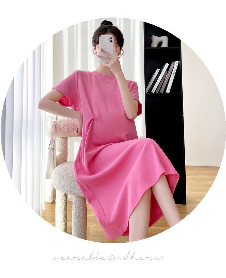 Pregnant Women Dress Summer Clothes Mid-length Skirt