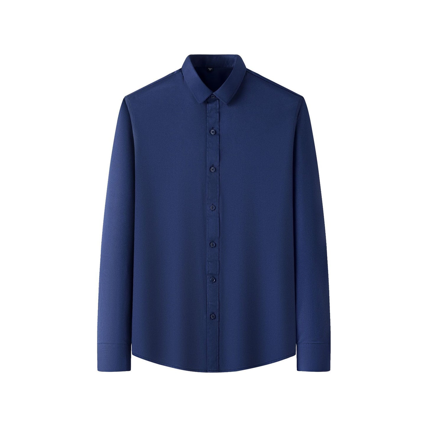 Plus Size Full Elastic Force Shirt Men's Long Sleeve