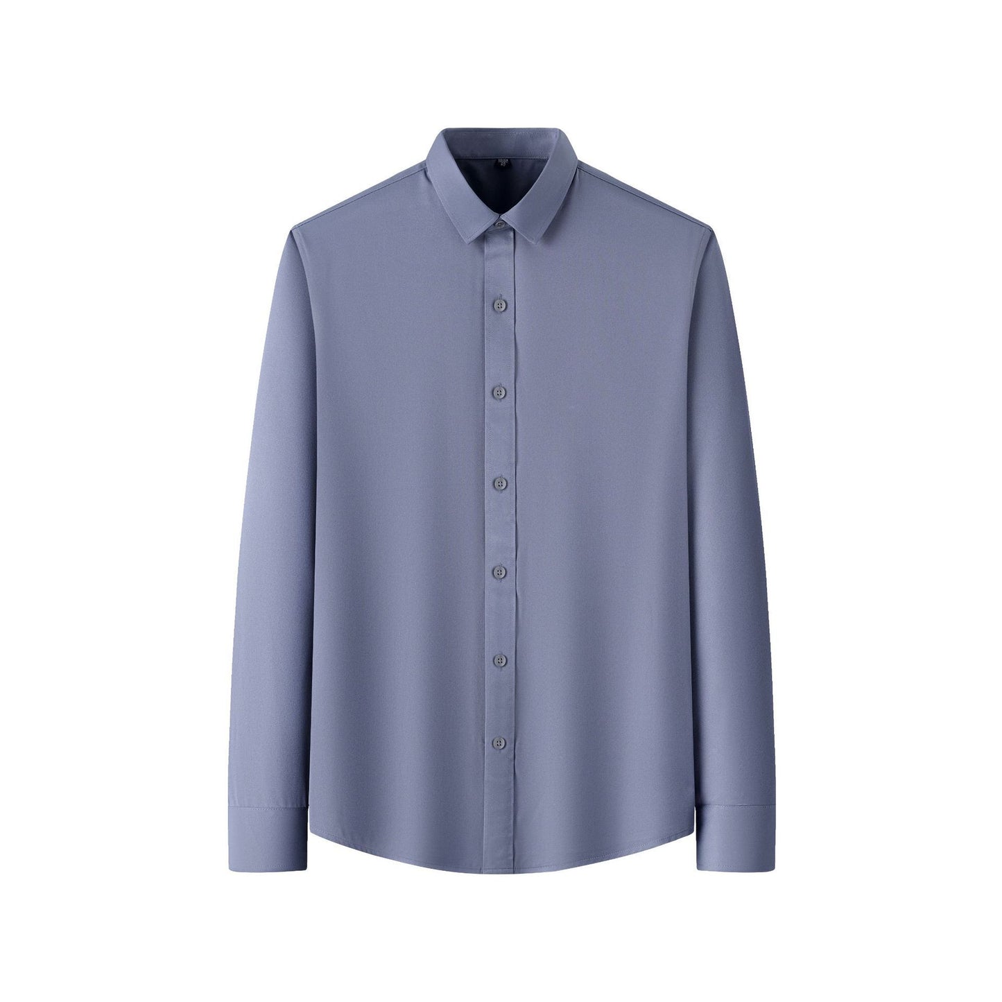 Plus Size Full Elastic Force Shirt Men's Long Sleeve